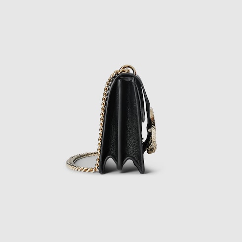 Dionysus medium shoulder bag black leather