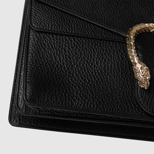 Dionysus medium shoulder bag black leather