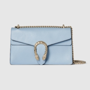 Dionysus medium shoulder bag light blue leather