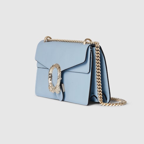 Dionysus medium shoulder bag light blue leather