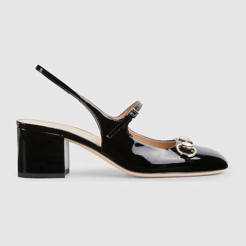 Women's Horsebit pump black