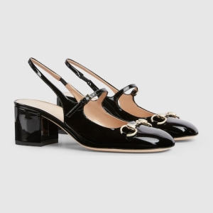 Women's Horsebit pump black