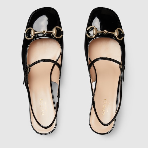 Women's Horsebit pump black