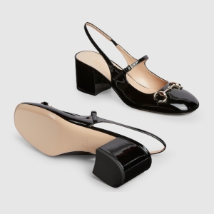 Women's Horsebit pump black