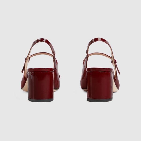 Women's Horsebit pump Rosso