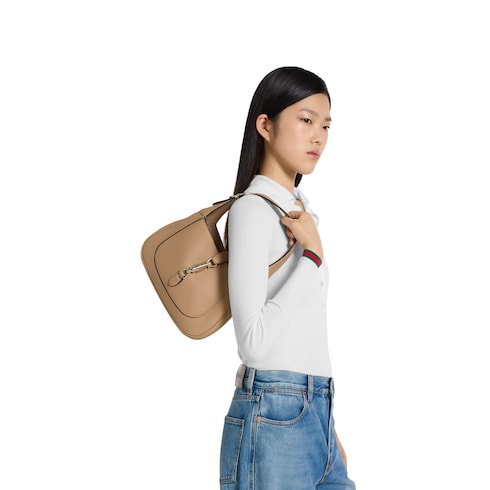 Gucci Jackie 1961 medium bag beige leather