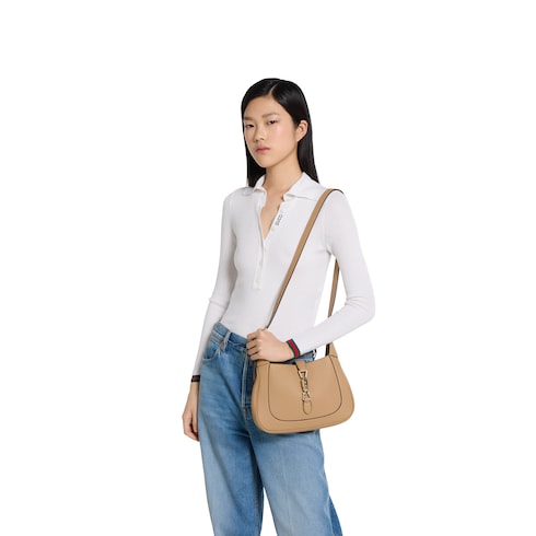 Gucci Jackie 1961 medium bag beige leather