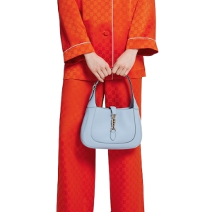 Gucci Jackie 1961 medium bag light blue leather