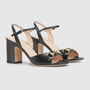 Women's Horsebit sandal black