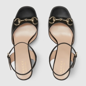 Women's Horsebit sandal black