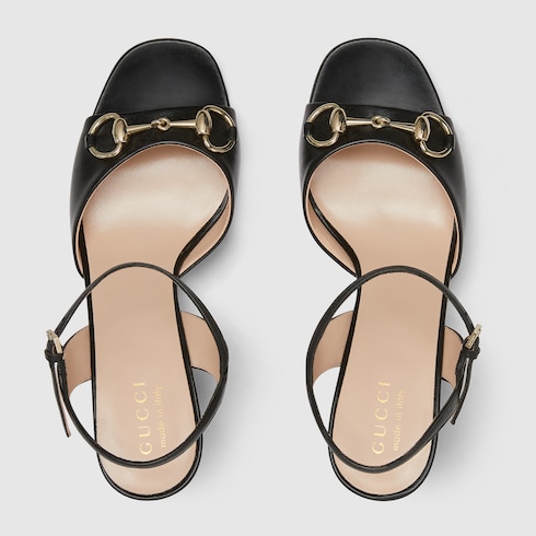 Women's Horsebit sandal black