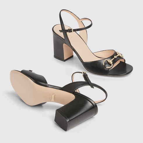 Women's Horsebit sandal black