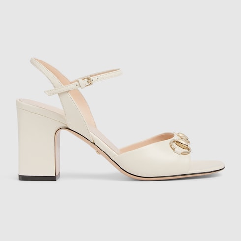 Women's Horsebit sandal white