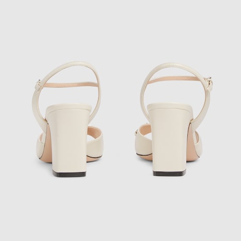 Women's Horsebit sandal white