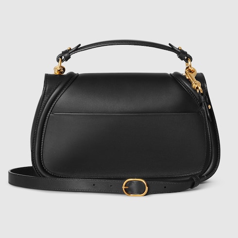 Gucci Blondie large top handle bag black leather