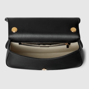 Gucci Blondie large top handle bag black leather