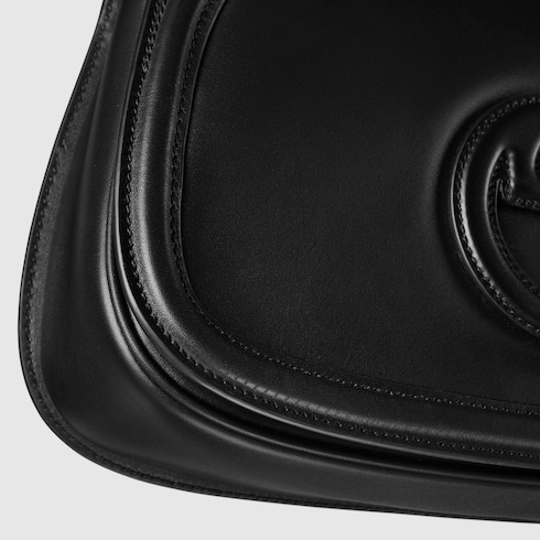Gucci Blondie large top handle bag black leather