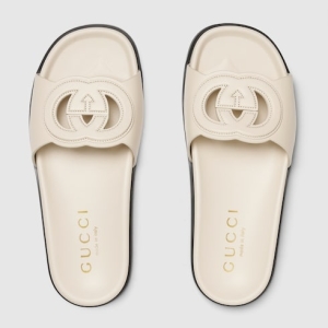 Women's slide sandal with Interlocking G