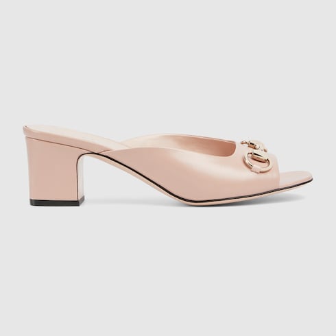 Women's Horsebit slide light pink