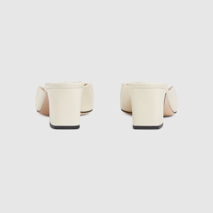 Women's Horsebit slide ivory