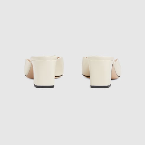 Women's Horsebit slide ivory