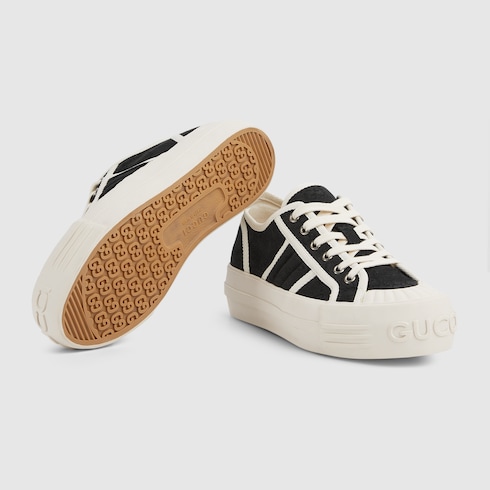 Women's chunky trainer black
