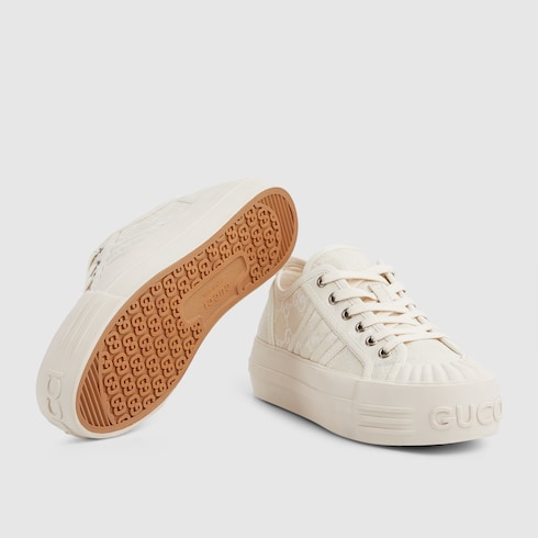 Women's chunky trainer white