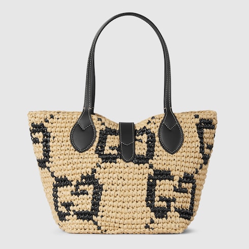 Woven small tote bag