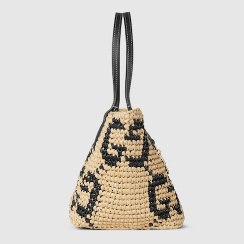 Woven small tote bag