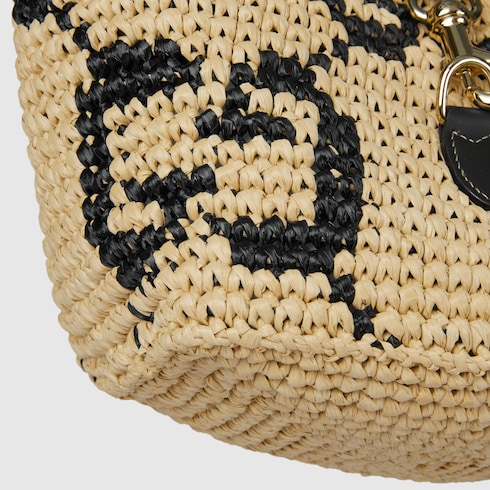 Woven small tote bag