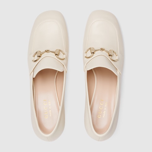 Women's loafer pump with Horsebit ivory