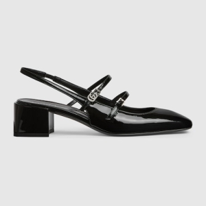 Women's pump with Double G black