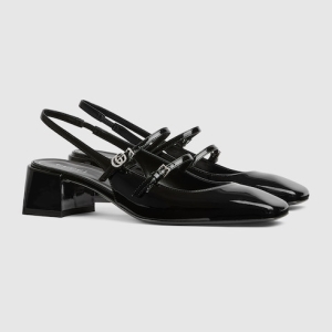 Women's pump with Double G black