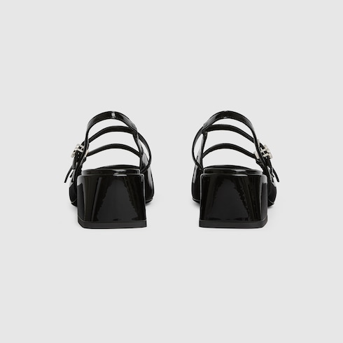 Women's pump with Double G black