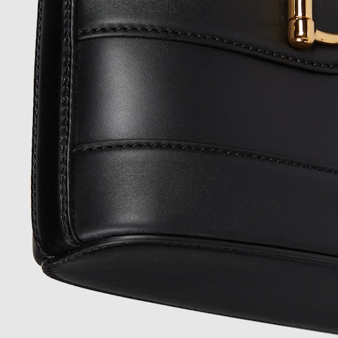 Gucci 73 small bucket bag black leather