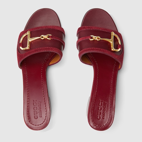 Women's slide sandal with Horsebit