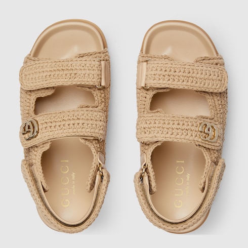 Women's sandal with Double G
