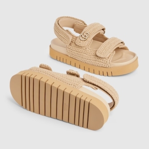Women's sandal with Double G
