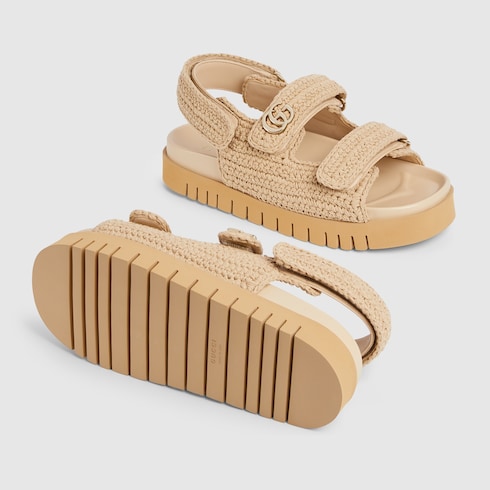 Women's sandal with Double G