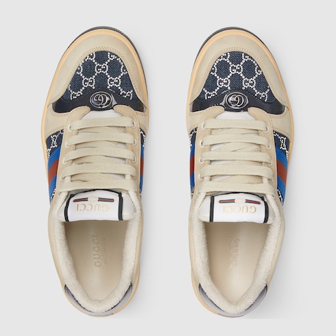 Women's GGcrystal Screener sneaker Style ‎836568 FAES3 4050