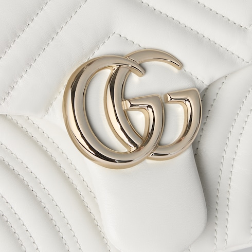 GG Marmont medium shoulder bag white