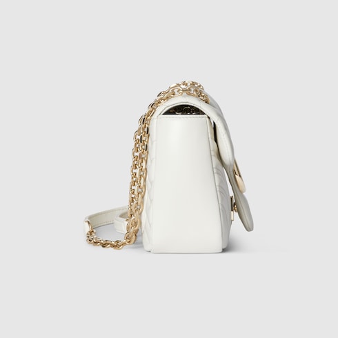 GG Marmont medium shoulder bag white