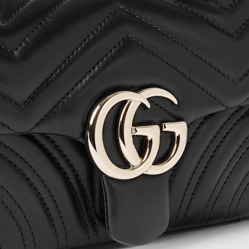 GG Marmont small shoulder bag black