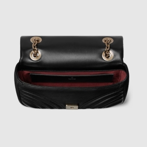 GG Marmont small shoulder bag black