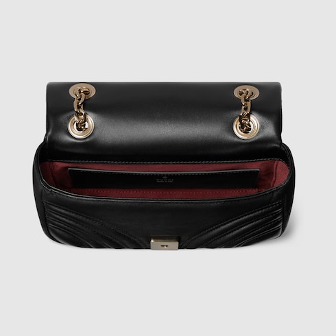 GG Marmont small shoulder bag black