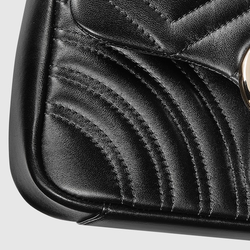 GG Marmont small shoulder bag black