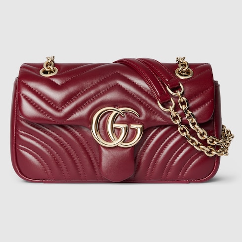 GG Marmont small shoulder bag Rosso