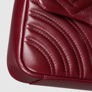 GG Marmont small shoulder bag Rosso