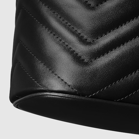 GG Marmont mini vanity bag black leather