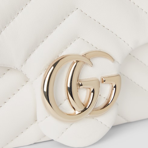 GG Marmont mini shoulder bag white